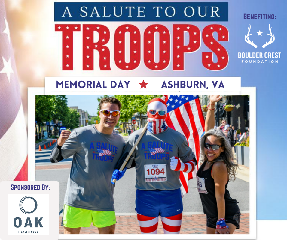 OAK Health Club Sponsors Ringing in Hope: A Salute to Our Troops Race