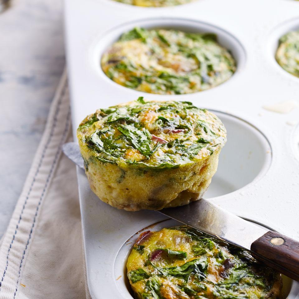 Muffin-Tin Quiches with Smoked Cheddar & Potato